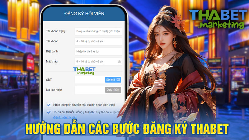 Hướng dẫn tân binh cách đăng ký Thabet nhanh chóng