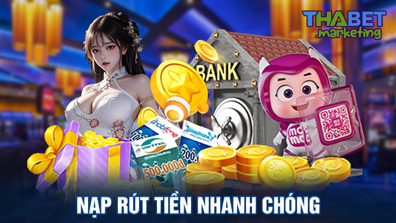 Nạp rút siêu nhanh ghi điểm với mọi người chơi